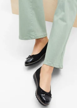 bonprix bonprix Tendencias·Zapatos Veganos|Zapatos Primavera-Verano>Bailarinas con plantilla acolchada Negro