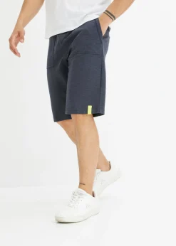 bonprix bonprix Shorts|Básicos En Rebajas>Bermuda de chándal azul marino moteado