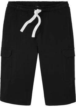 Hombre bonprix bonprix Bermuda de chándal tipo cargo de algodón orgánico puro