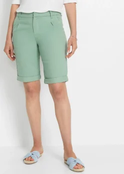 bonprix bonprix Shorts|Pantalones>Bermuda elástica Verde pastel