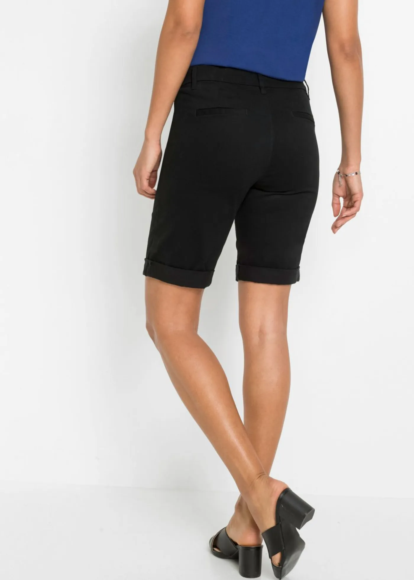 bonprix bonprix Shorts|Pantalones>Bermuda elástica Negro
