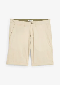 bonprix bonprix Shorts|Básicos En Rebajas>Bermuda tipo chino de corte regular Arena claro