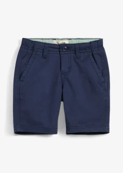 bonprix bonprix Ropa 2 A 9 Años·Pantalones Cortos>Bermuda tipo chino de corte regular Azul marino