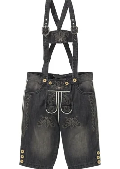 bonprix bonprix Shorts|Vaqueros>Bermuda vaquera de punto Negro denim