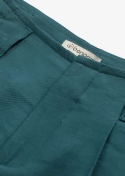 bonprix bonprix Shorts|Pantalones>Bermudas anchas con pinzas verde pimiento