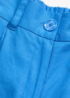 Mujer bonprix bonprix Bermudas anchas de mezcla de lino vaporoso