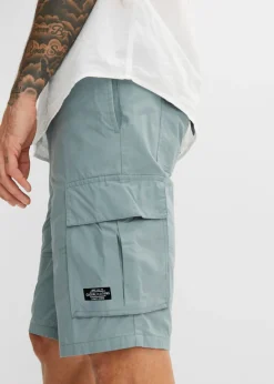 Hombre bonprix bonprix Bermudas cargo, con cintura elástica, corte regular