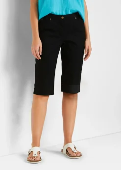 bonprix bonprix Shorts|Pantalones>Bermudas con cintura elástica Negro