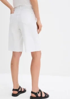 Mujer bonprix bonprix Bermudas con dobladillo abierto