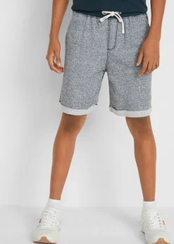 bonprix bonprix Ropa 9 A 16 Años·Shorts>Bermudas con efecto vaquero azul marino moteado