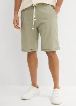 Hombre bonprix bonprix Bermudas con lino y corte regular