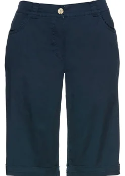 Mujer bonprix bonprix Bermudas de algodón con cinturilla cómoda