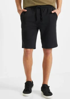 bonprix bonprix Shorts|Básicos En Rebajas>Bermudas de chándal Negro
