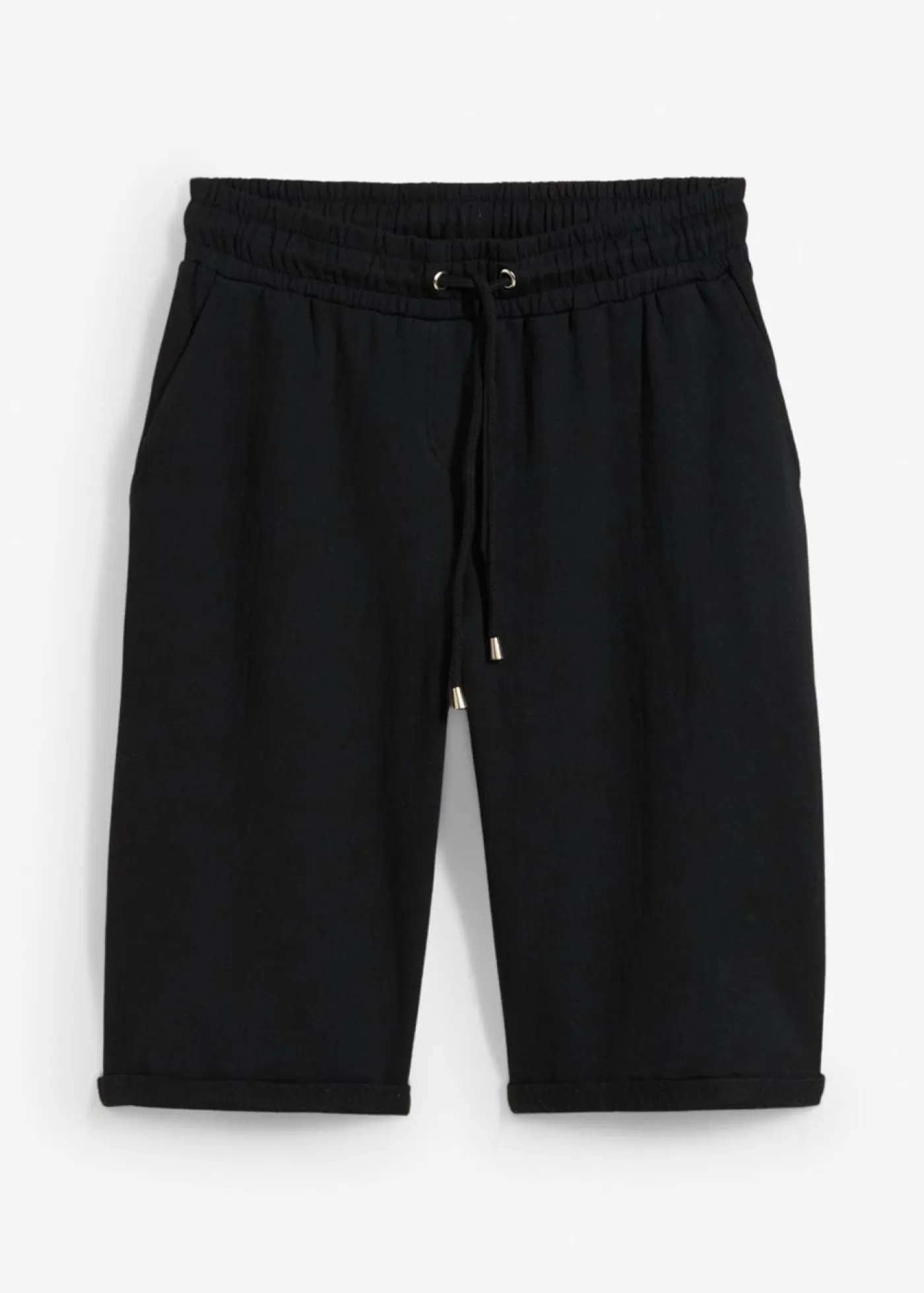 Mujer bonprix bonprix Bermudas de chándal con dobladillo