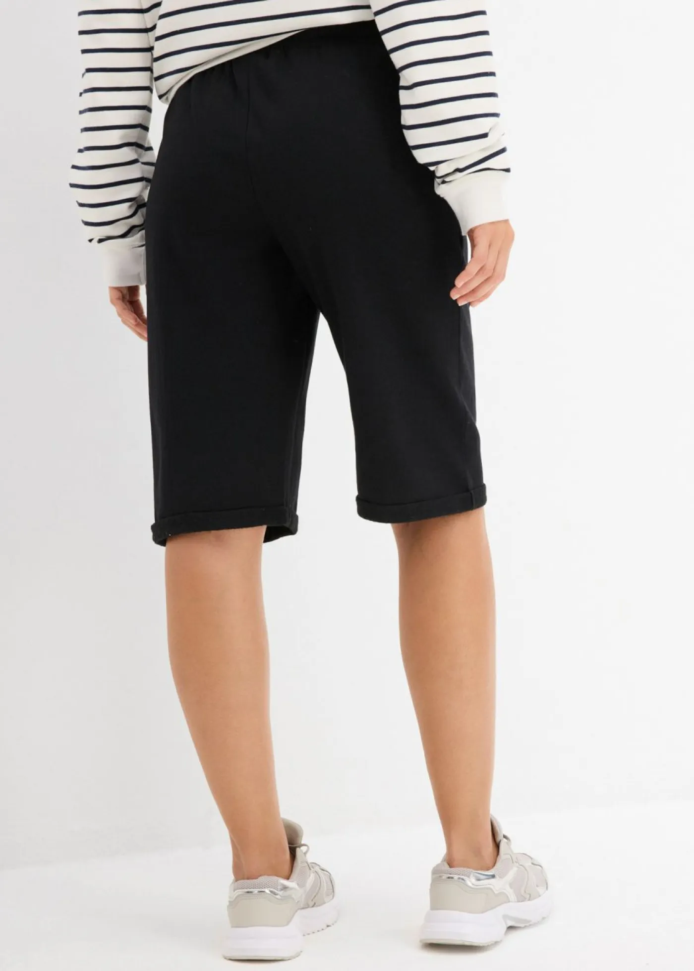 Mujer bonprix bonprix Bermudas de chándal con dobladillo