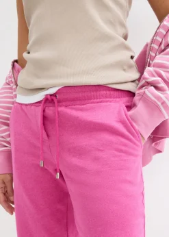 Mujer bonprix bonprix Bermudas de chándal con dobladillo