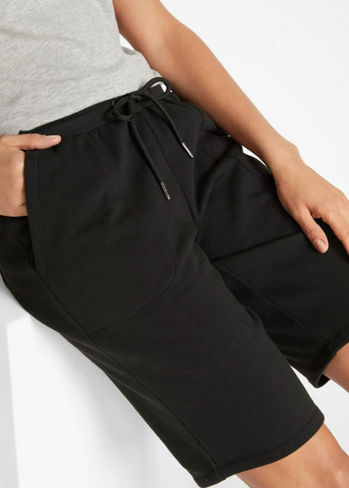 Mujer bonprix bonprix Bermudas de chándal de algodón puro