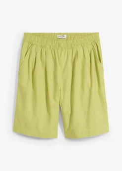 Mujer bonprix bonprix Bermudas de mezcla de lino y algodón