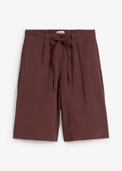 Mujer bonprix bonprix Bermudas de mezcla de viscosa fluida