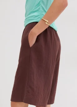 Mujer bonprix bonprix Bermudas de mezcla de viscosa fluida