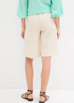 Mujer bonprix bonprix Bermudas de mezcla de viscosa fluida