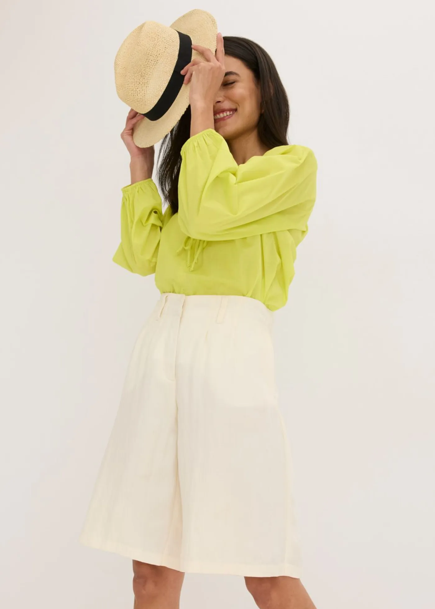 Mujer bonprix bonprix Bermudas de mezcla de viscosa suave