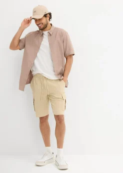 Hombre bonprix bonprix Bermudas de muselina ligera con corte regular
