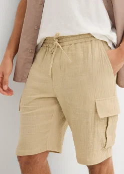 Hombre bonprix bonprix Bermudas de muselina ligera con corte regular