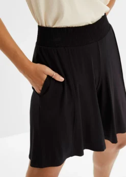 Mujer bonprix bonprix Bermudas de punto con cinturilla cómoda