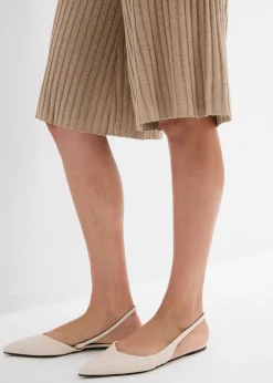 Mujer bonprix bonprix Bermudas de punto de mezcla de viscosa con talle alto