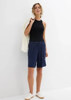 Mujer bonprix bonprix Bermudas de punto de viscosa fluida