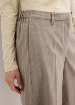 Mujer bonprix bonprix Bermudas de raya diplomática con pinzas