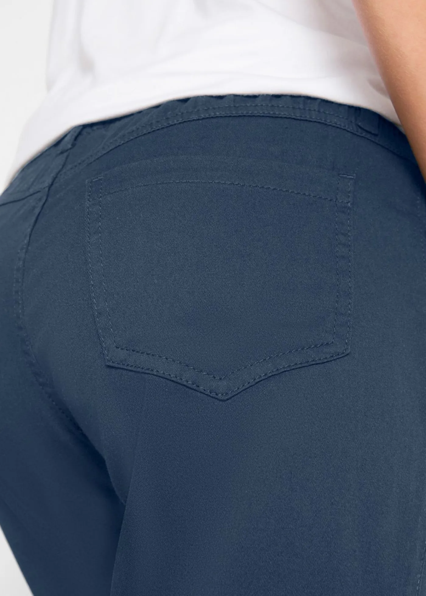 bonprix bonprix Shorts>Bermudas elásticas (2 unidades) azul marino+denim claro