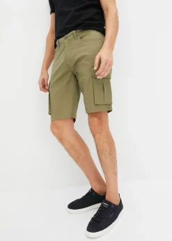 Hombre bonprix bonprix Bermudas elásticas tipo cargo con corte regular