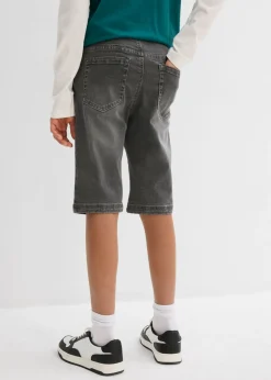 Niños bonprix bonprix Bermudas elásticas vaqueras sin cierre con corte regular