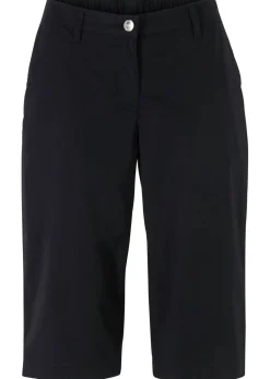 bonprix bonprix Shorts|Pantalones>Bermudas largas con cintura elástica Negro