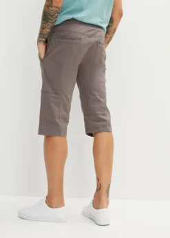 Hombre bonprix bonprix Bermudas largas con cintura elástica y regular fit