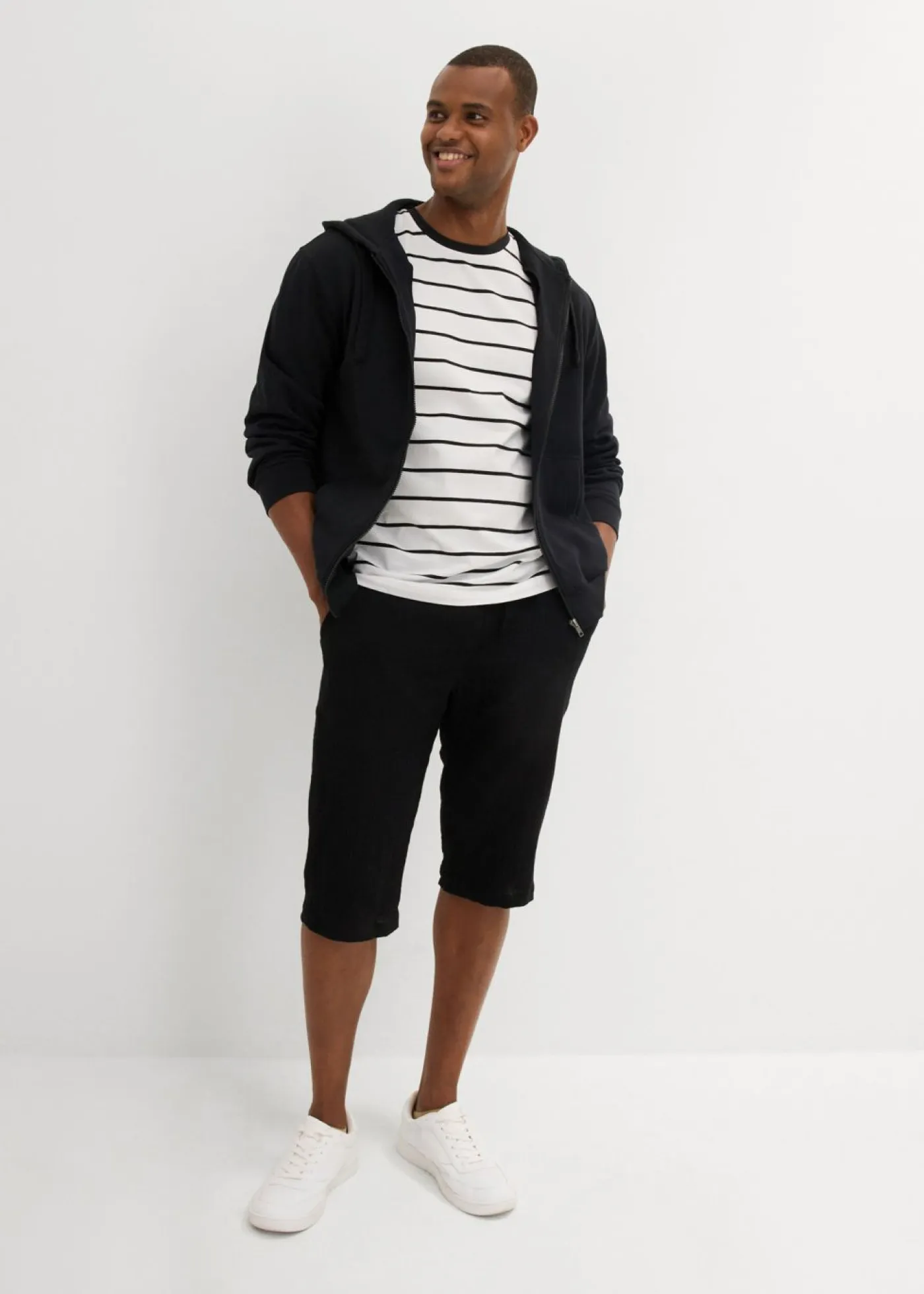 Hombre bonprix bonprix Bermudas largas de muselina ligera con corte holgado