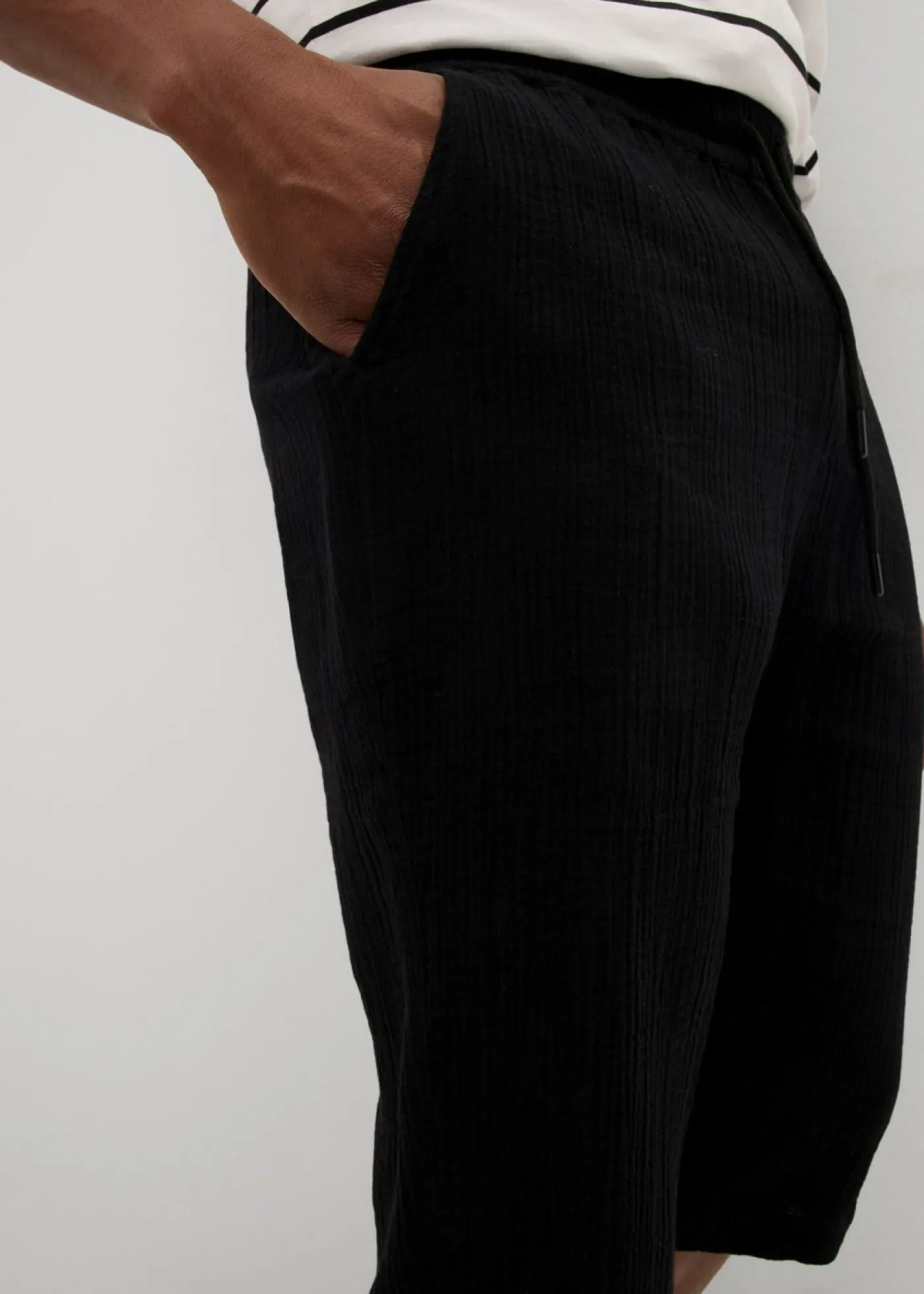 Hombre bonprix bonprix Bermudas largas de muselina ligera con corte holgado