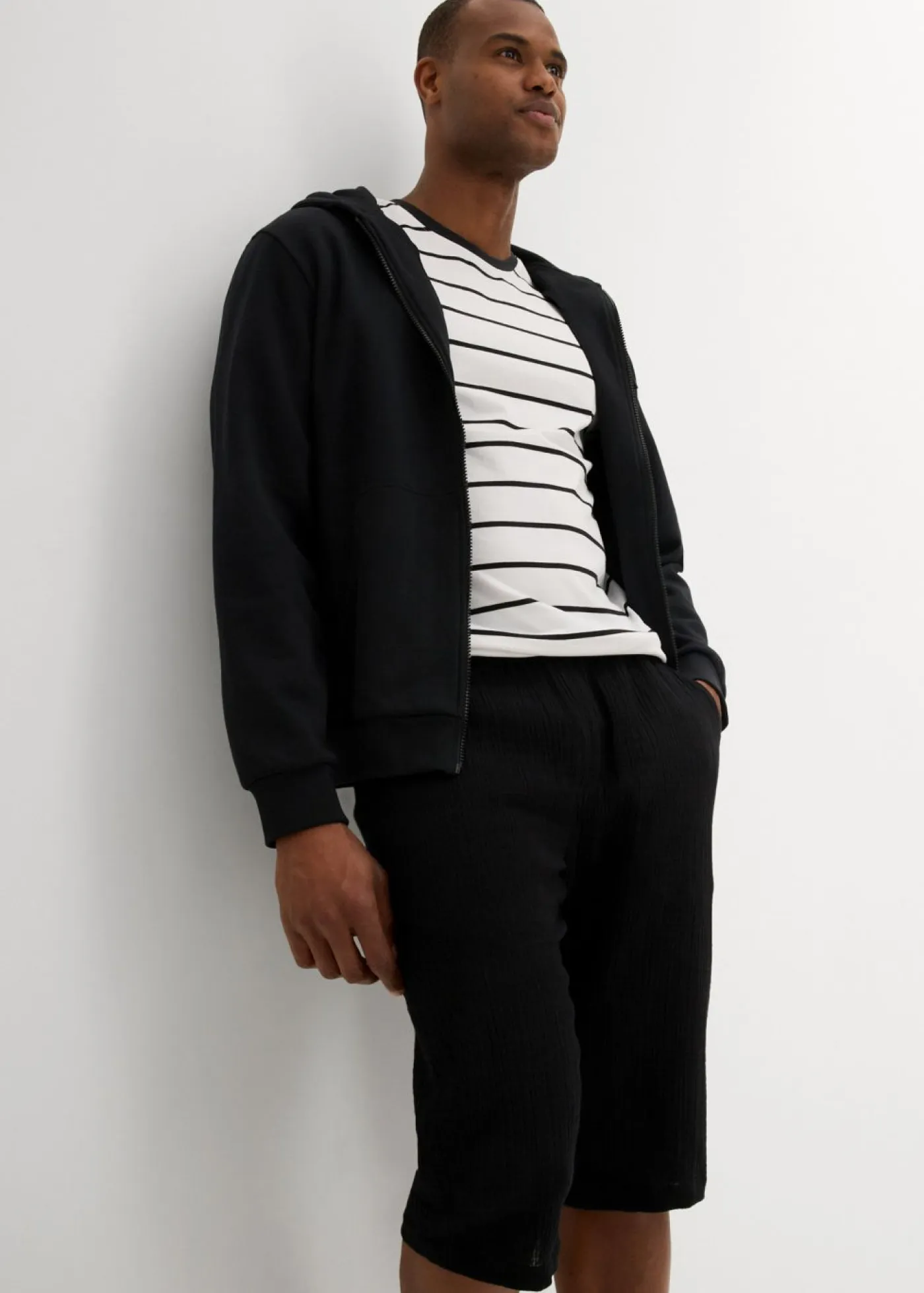 Hombre bonprix bonprix Bermudas largas de muselina ligera con corte holgado