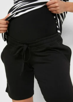 Mujer bonprix bonprix Bermudas premamá de tejido de sudadera (2 unidades)