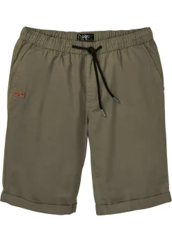 Hombre bonprix bonprix Bermudas sin cierre de algodón puro con corte regular