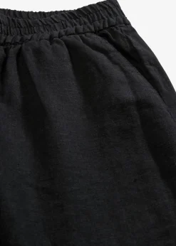 Mujer bonprix bonprix Bermudas sin cierre de mezcla de lino vaporoso