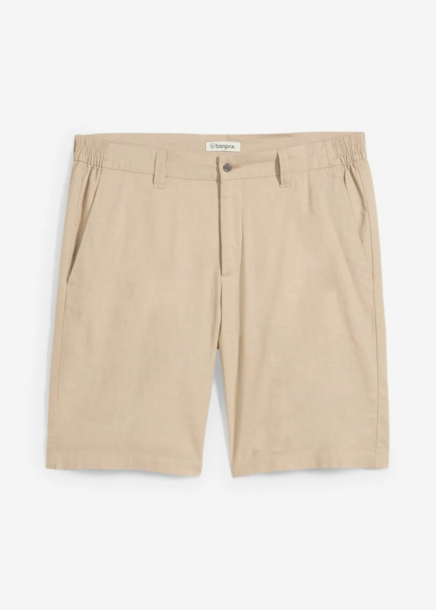 Hombre bonprix bonprix Bermudas tipo chino con lino y corte regular