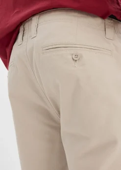 Hombre bonprix bonprix Bermudas tipo chino de algodón puro con corte recto