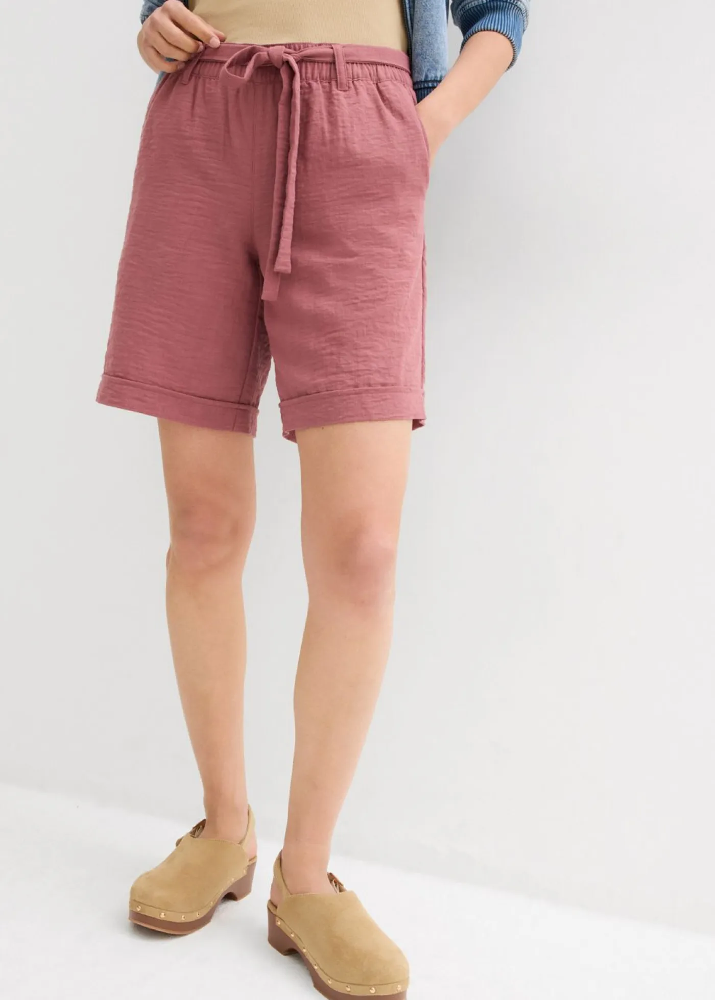 Mujer bonprix bonprix Bermudas tipo paperbag