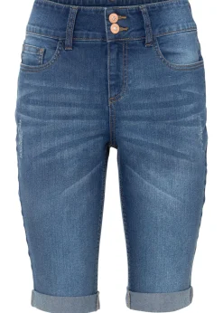 Mujer bonprix bonprix Bermudas vaqueras de talle medio