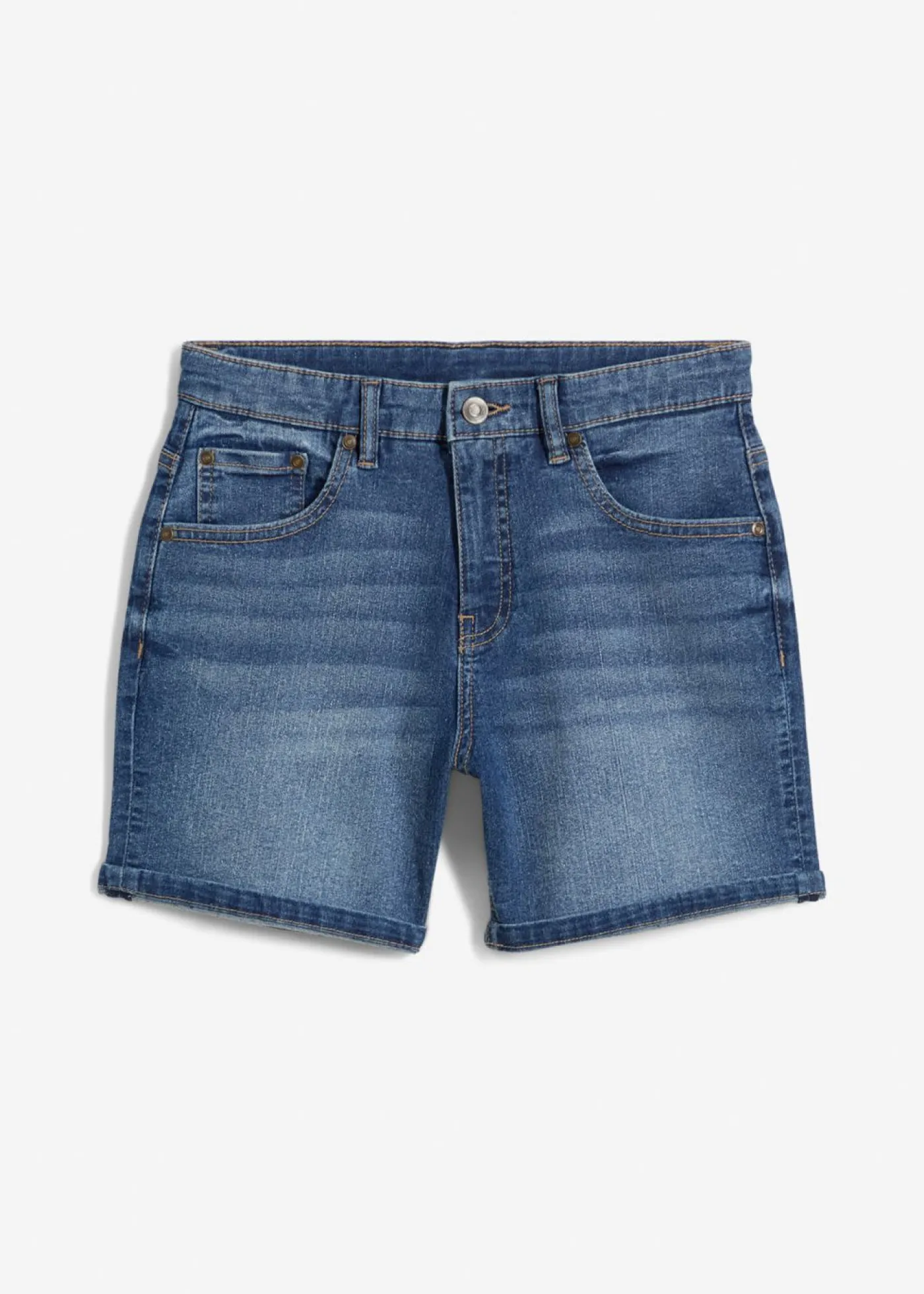 Niños bonprix bonprix Bermudas vaqueras de talle medio