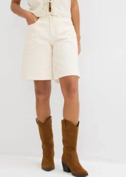 Mujer bonprix bonprix Bermudas vaqueras de talle medio