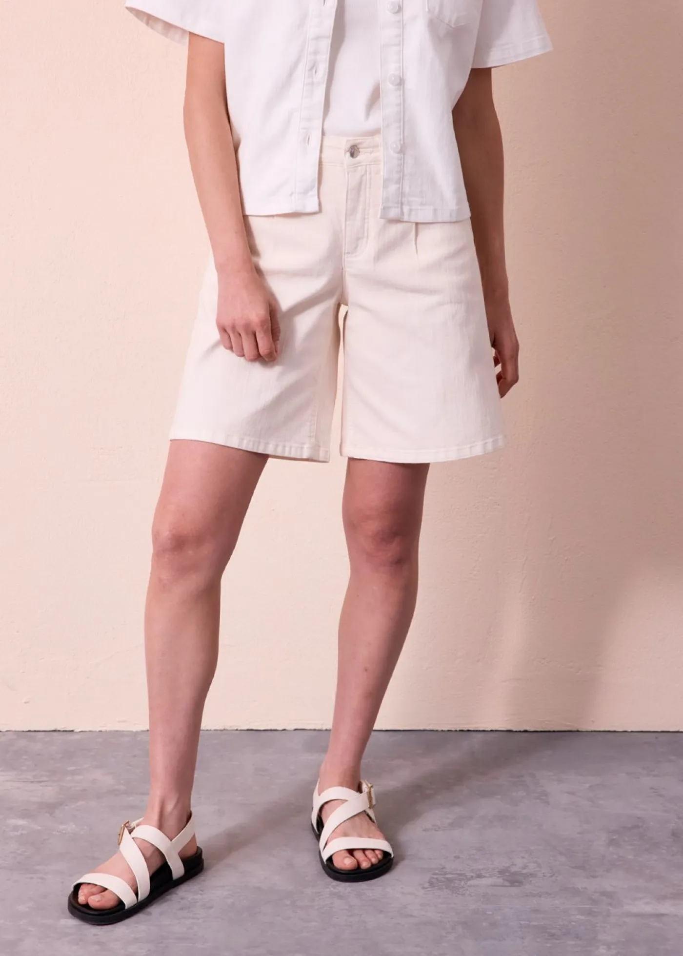 Mujer bonprix bonprix Bermudas vaqueras de talle medio